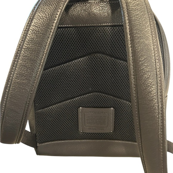 Coach Black Leather Backpack main image 4